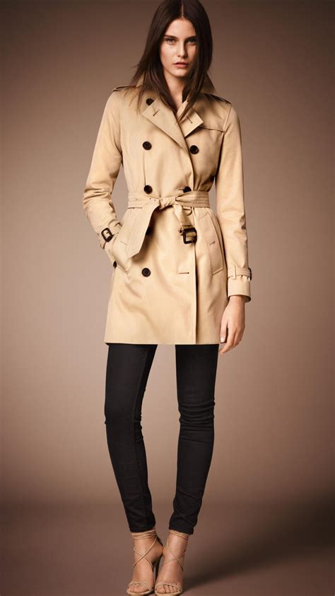 burberry kensington trench women's